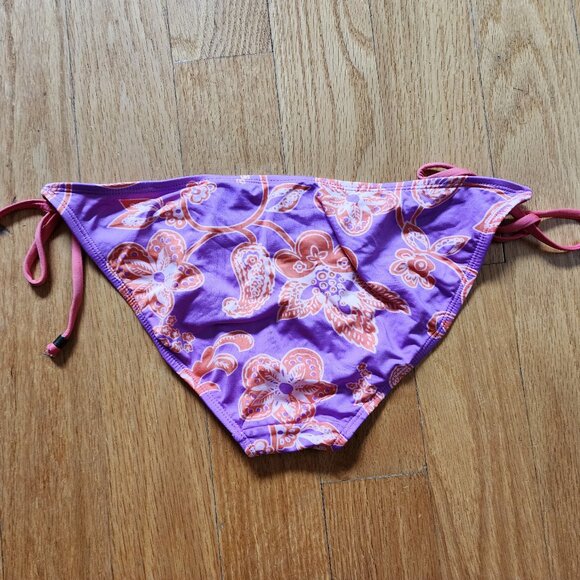 Old Navy Pink/Purple Paisley Bikini Bottom Size Medium - Picture 8 of 10